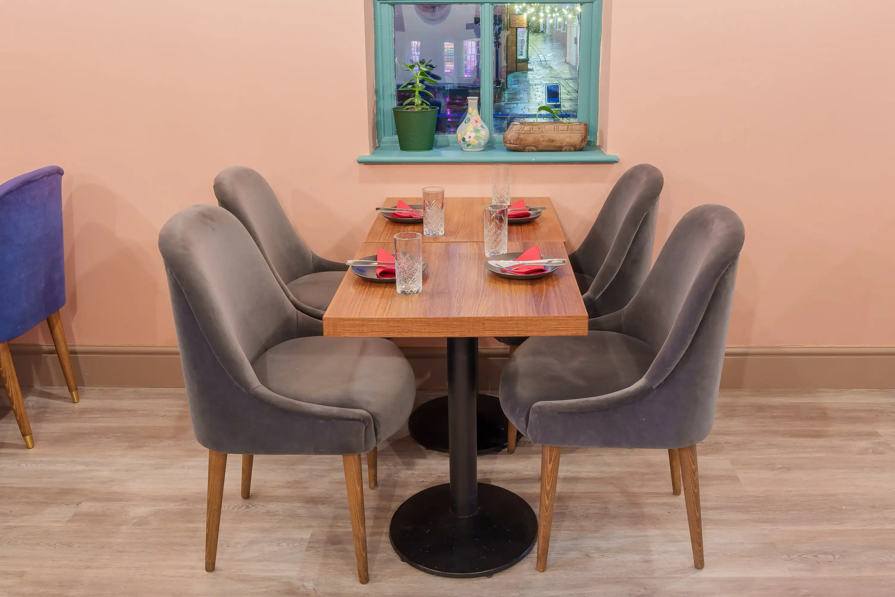 Restaurant's interior upstairs